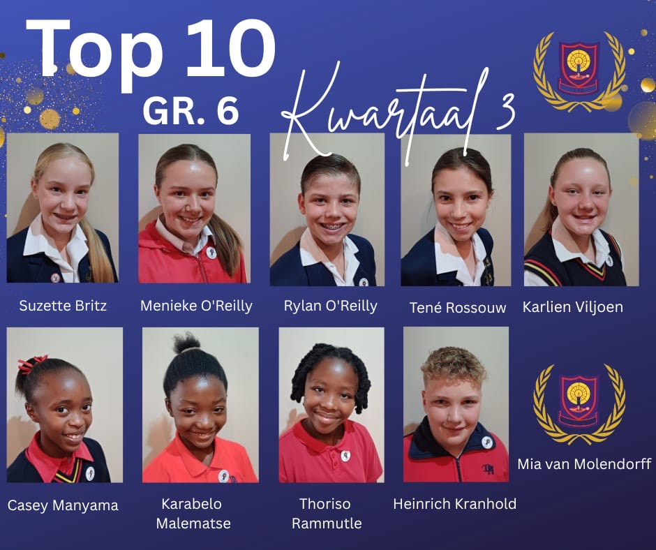Top 10 Graad 6